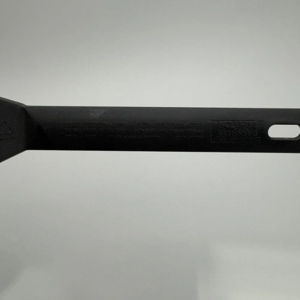 Kuhn Rikon‎ Black Nylon Slotted Turner Spatula Made in Switzerland